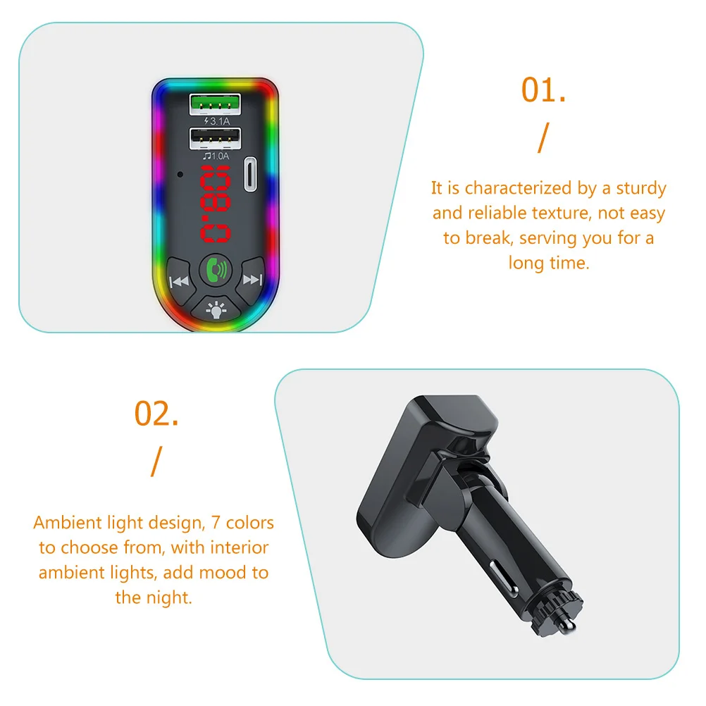 

Car Mp3 Player Wireless Adapter Fm Transmitter Card USB Wireless Car Audio Music Handsfree Player