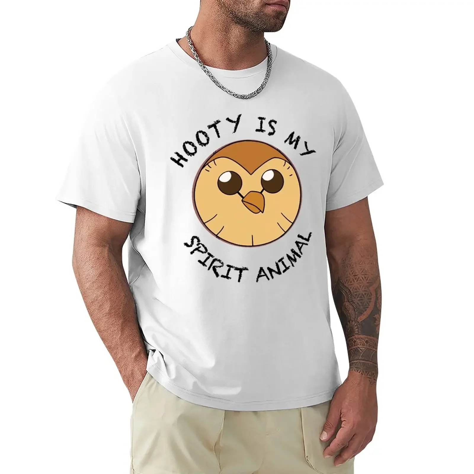 

Hooty is My Spirit Animal T-Shirt vintage boys animal print sublime plain white t shirts men