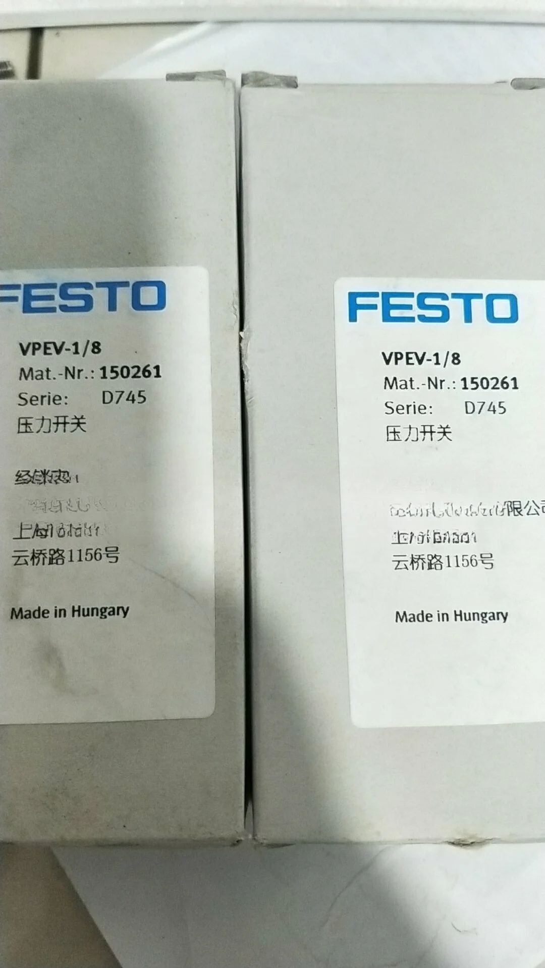 FESTO Festo V - 3-1/4 - B 6808 R 8985 Válvula de alavanca de rolo