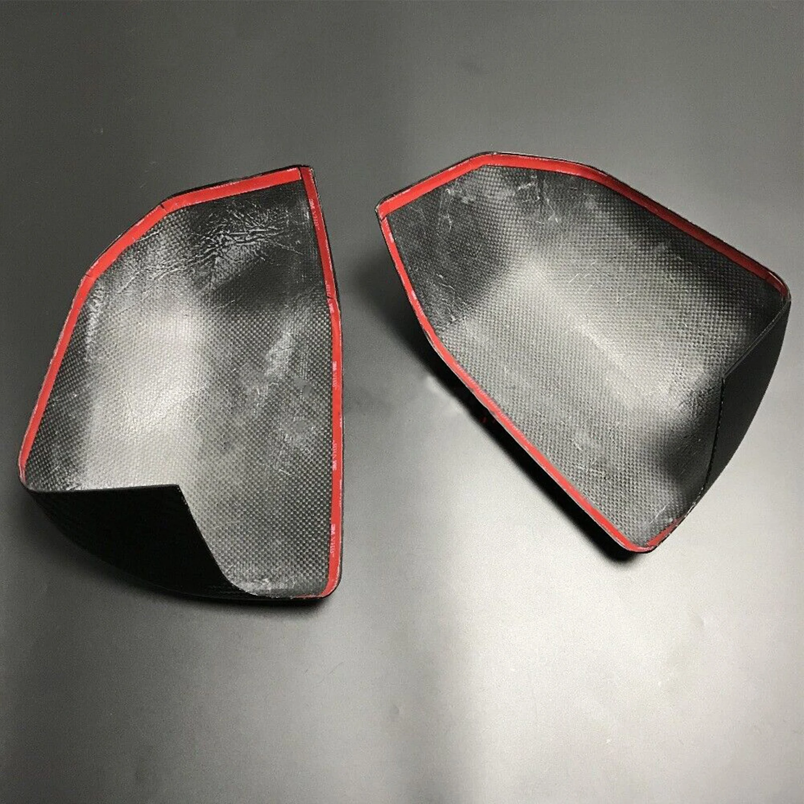 For Ford F-150 Raptor 2015 2016 2017 2018 2019 2020 Real Carbon Fiber Rearview Mirror Cover Trim Car Modification Accessories