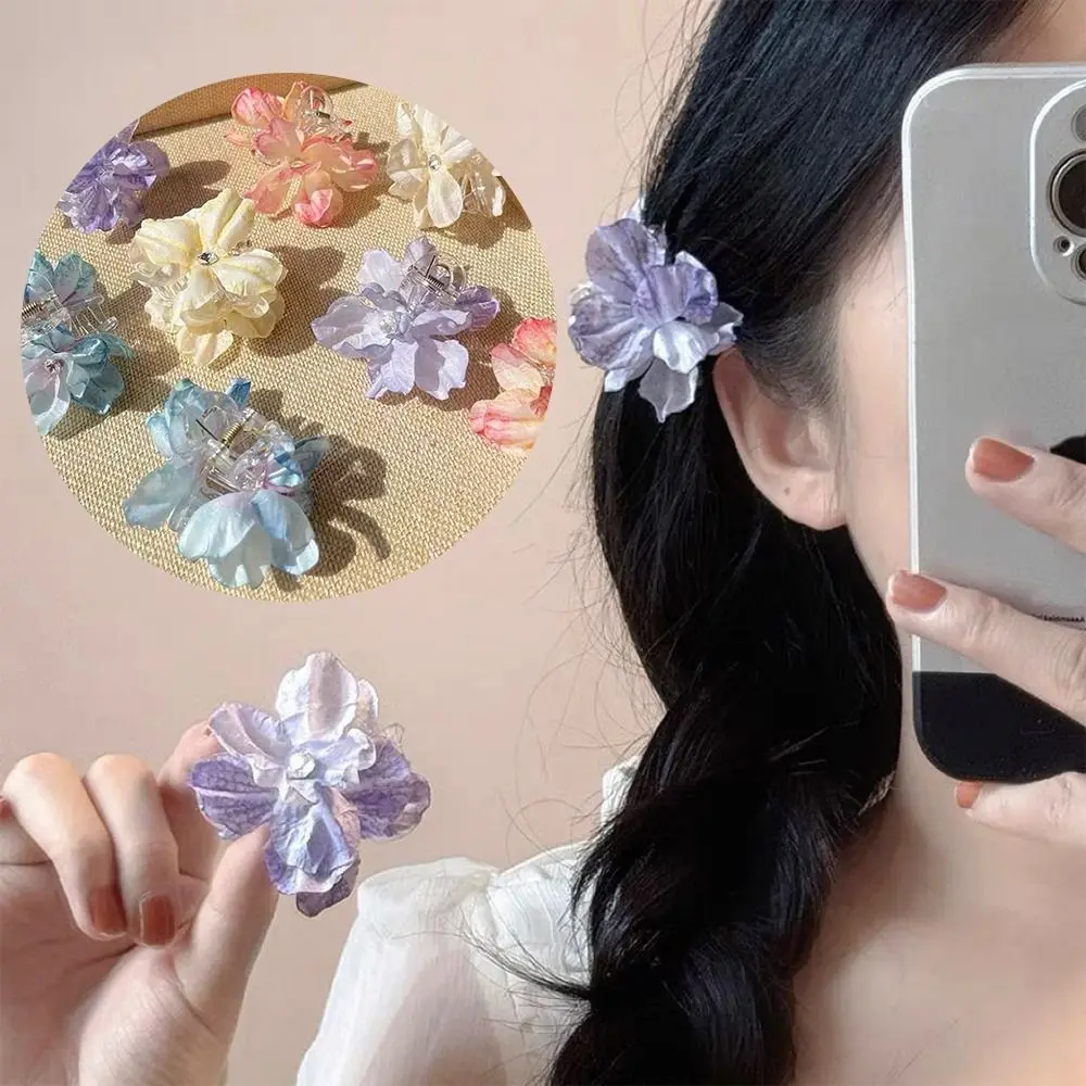 Headwear Dried Flower Grab Clip Side Bangs Clip Hair Accessories Artificial Flower Clips Romantic Bangs Hair Clip