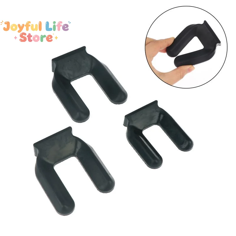 Hot Rubber Office Chair Wheel Stopper Furnitures Foot Wheel Caster Anti-slip Pad Floor Protectors Prevents Scratches Slot Pad
