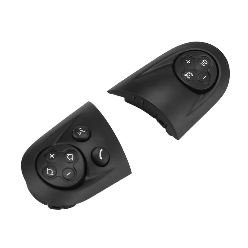 

Top Sale For MINI Cooper R55 R56 R57 R58 R59 R60 R61 2X Steering Wheel Multifunction Control Switch Cover