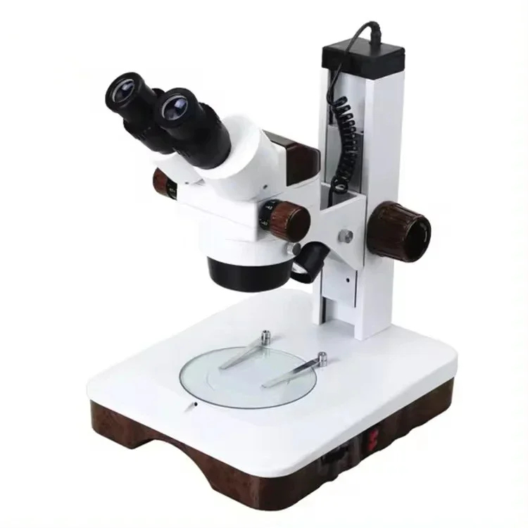 Distance Adjustable Binocular Trinocular Zoom Stereo Electronic Repair Microscope