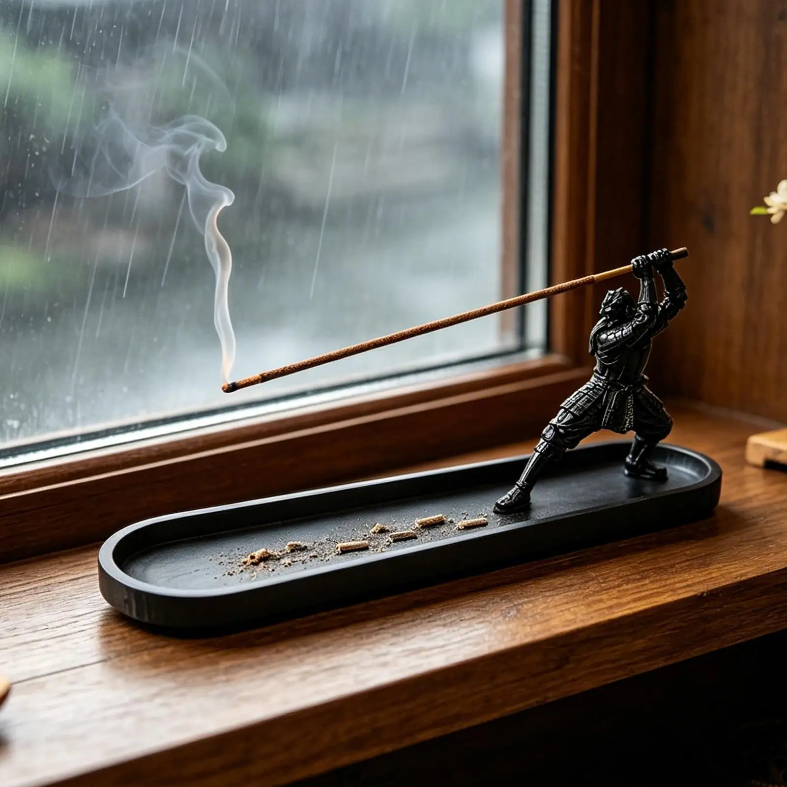 Japanese Incense Burner Japanese Novelty Ash Catcher Incense Stick Burner for Home Living Room Bedroom Yoga Room Office Entryway