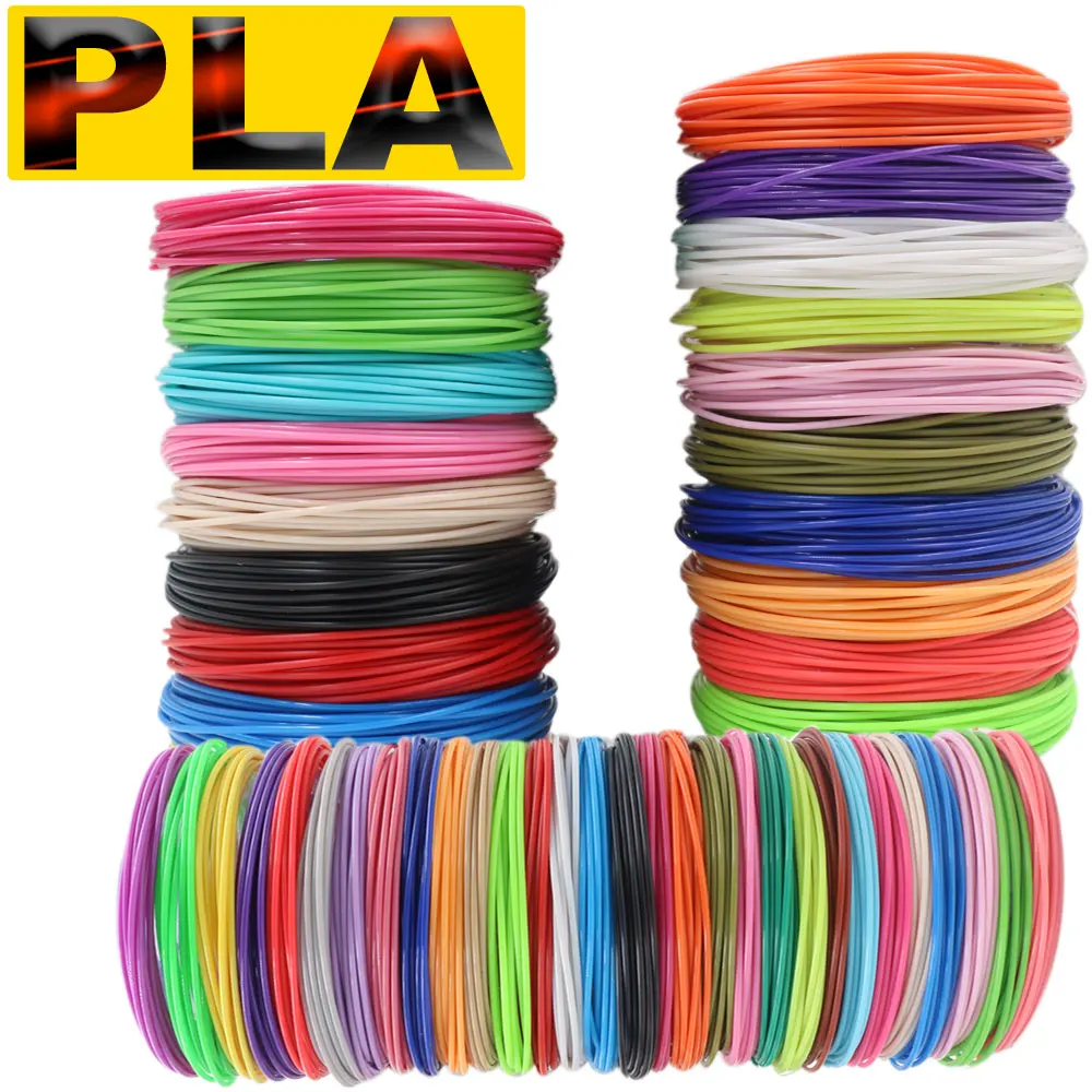 PLA Filament for 3D Pen Printing 10/20/30 Colors Diameter 1.75mm 200M Odorless Safe Plastic Refill for 3D children Printing Pen