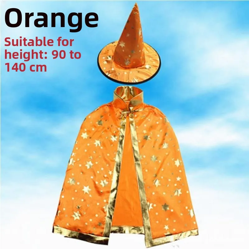 ชุดแม่มดประดับตราทองคำห้าดาว สำหรับการแสดงบนเวทีแบบดั้งเดิมของจีน ผ้าฝ้าย เหมาะสำหรับการเต้นรำและการแสดงบนเวทีสำหรับเด็ก