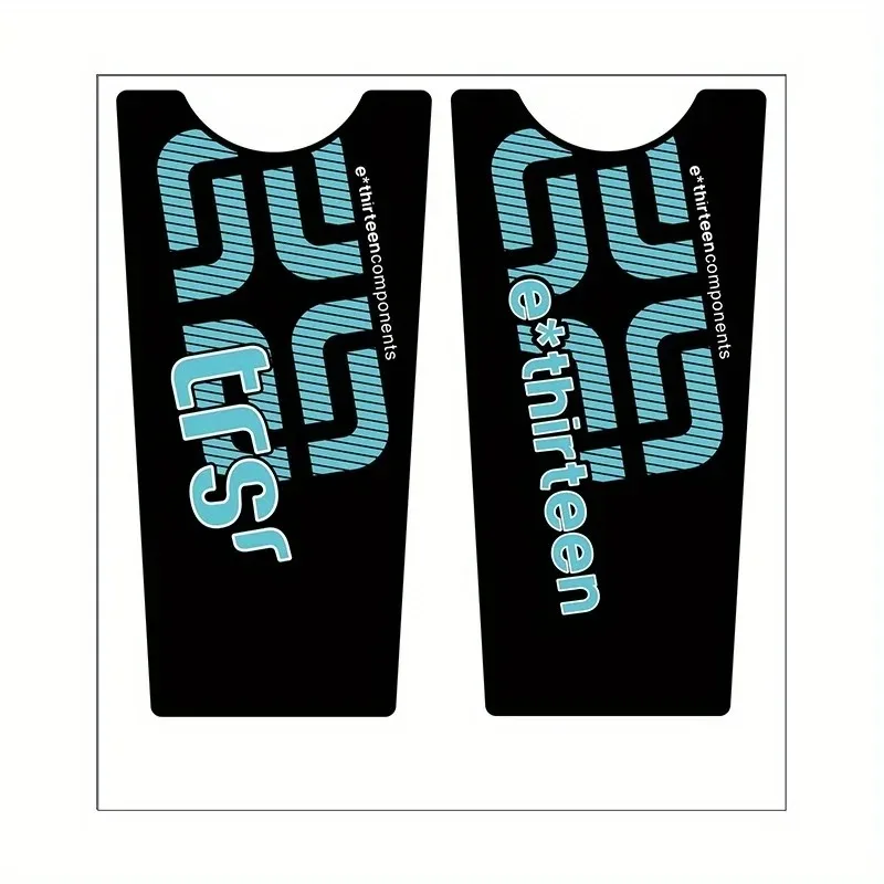 2 упаковки, наклейка на кривошипный рычаг Se.thteen TRS E13, экологически чистая оболочка с одной цепью, водонепроницаемая декоративная наклейка для велосипеда