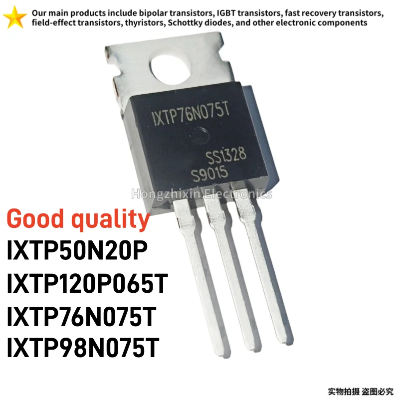 10PCS IXTP50N20P IXTP120P065T IXTP76N075T IXTP98N075T TO-220 50N20P 120P065T 76N075T 98N075T Field-effect transistor