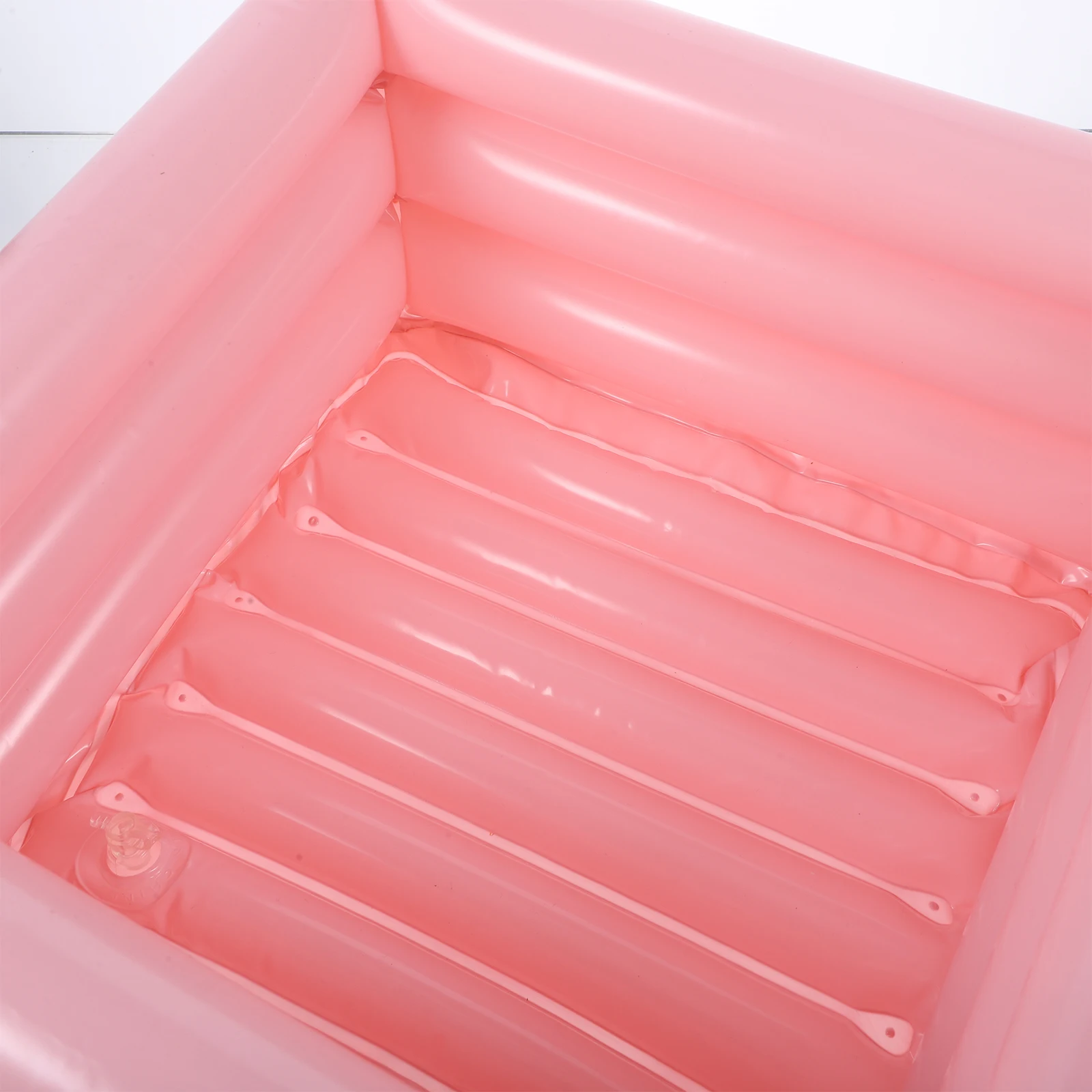

Inflatable Footbath Basin Portable PVC Cleaning Container Foldable Tub for Foot Soaking Travel Reusable Draining Hole Safe