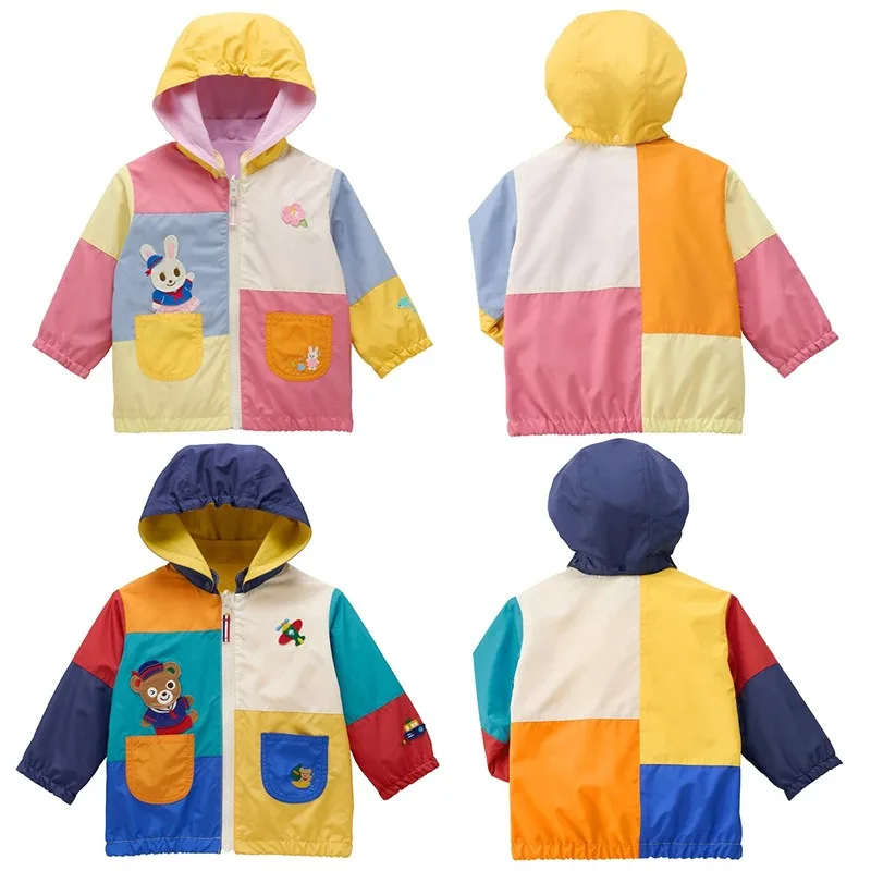 manteaux-pour-enfants-veste-reversible-a-motif-d'ours-de-dessin-anime-vestes-pour-garcons-vetements-d'exterieur-pour-garcons-coupe-vent-a-capuche-zippe-pour-garcons-manteau-pour-enfants-vetements-pour-bebes