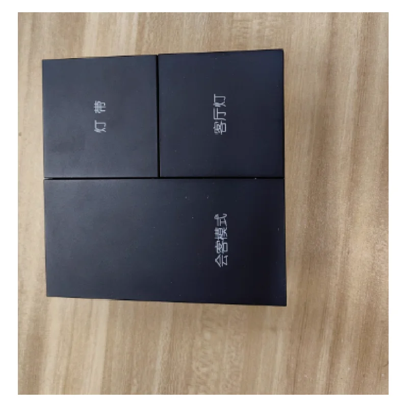 Knx switch panel, editable through ETS