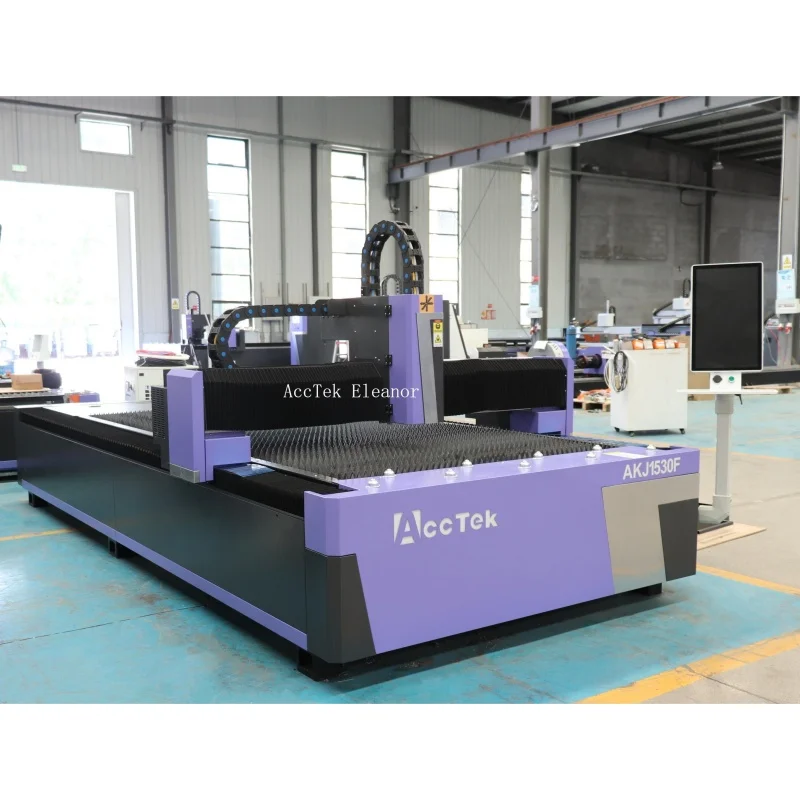 CNC 1500w 2000w 3000w Aluminum Stainless Steel Metal Sheet Fiber Laser Cutting Machine