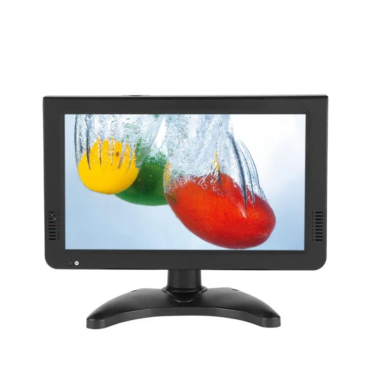 Desktop Monitor 10 Inch Mini  TV 1500 MAh Battery USB HD-MI Input Small LED Television