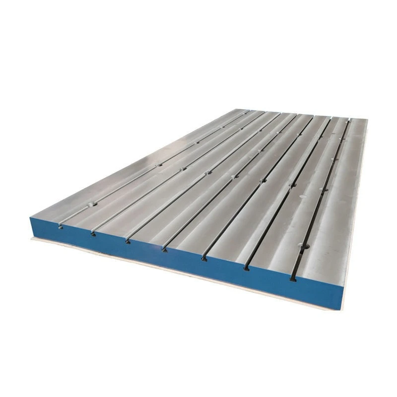 Cast iron platform, scribing measurement T-groove, welding plate assembly table, cast iron table