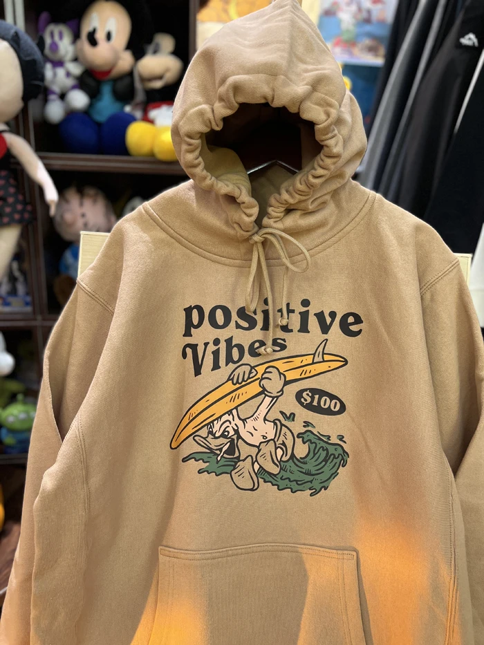 

Amor Retro Vintage Surf Flaill Du Fce Lined Thiened Hooded Sweatirt ex Hoodie Couple Matching Cotton Blend