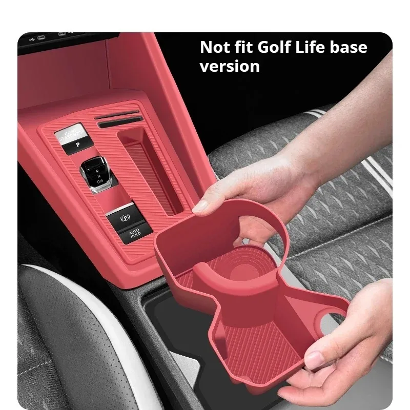 For VW Golf 8th Generation Center Console Pad Gear Panel Button Silicone Protective Film Interior Modification Accessories