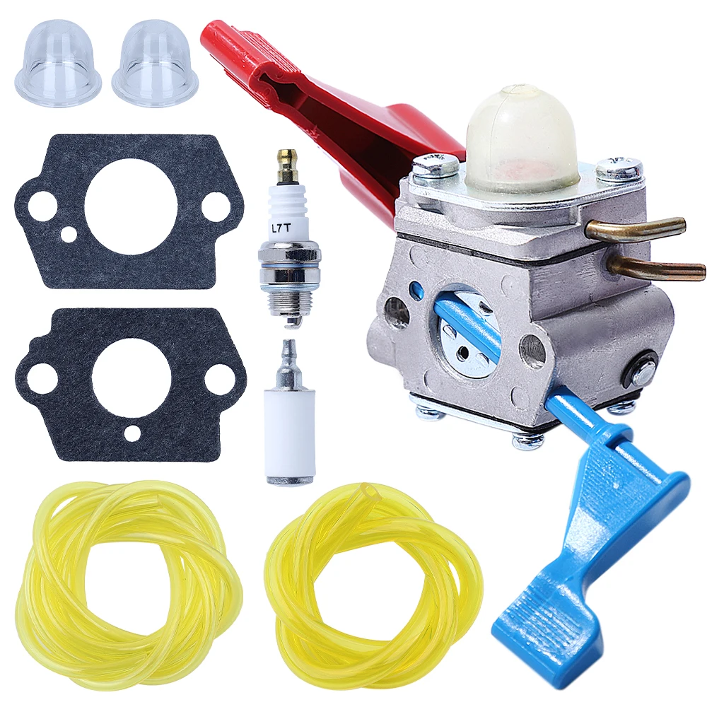 Imagem -02 - Kit Carburador para Motosserra Primer Bulbo Gás Weed Eater Featherlite Folha Blower Junta Linha de Combustível Primer Bulbo Fovan Fl1500 Fl1500le