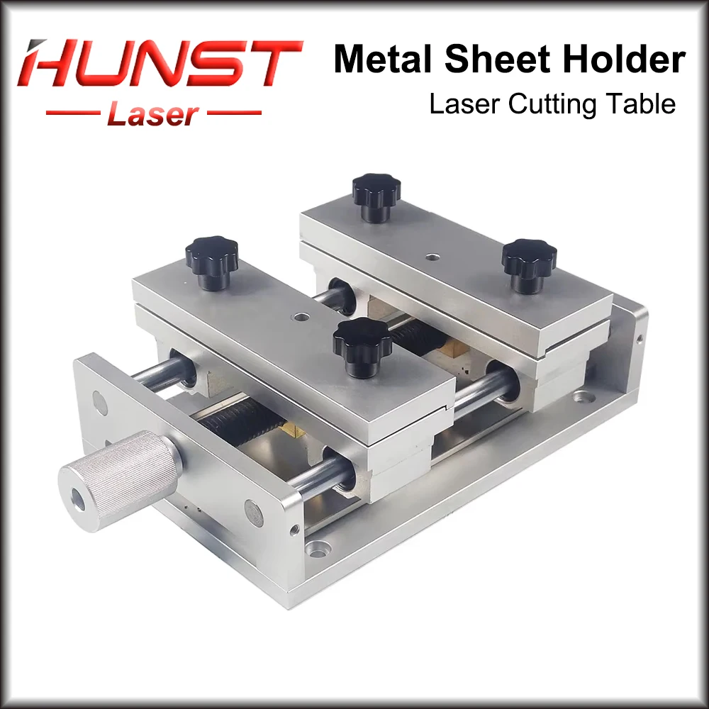 HUNST Fixture Worktable for Laser Marking Cutting Engraving Machine Gold Silver Metal Ceramics Clamp Table Thin Foil Holde