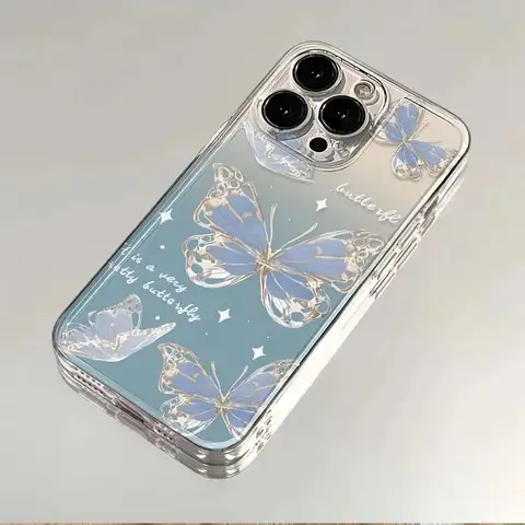 INS 블루 아이스 크리스탈 나비 전화 케이스 iPhone 16 15 14 13 12 11 Pro Max XR XS MAX 7 8 PLUS 미니 소프트 TPU 충격 방지 커버 Best5 INS 블루 아이스 크리스탈 나비 전화 케이스 iPhone 16 15 14 13 12 11 Pro Max XR XS MAX 7 8 PLUS 미니 소프트 TPU 충격 방지 커버 Best5