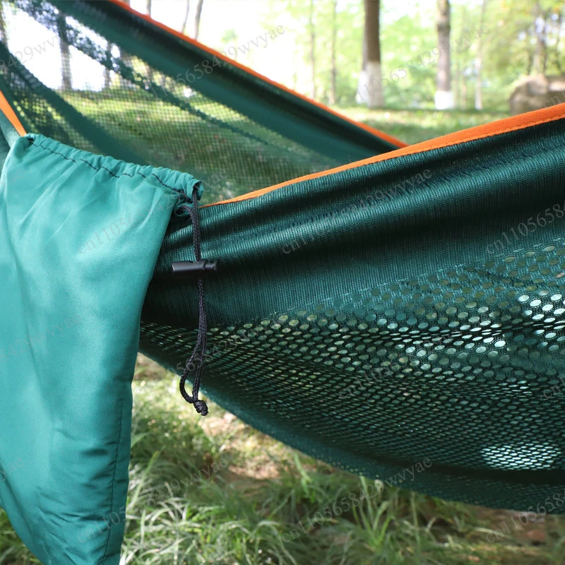 Ice Silk Hammock Outdoor Field Car Truck Driver Lunch Break Camping Mesh Mesh Fall Off The Bed Summer Dormitory Swing