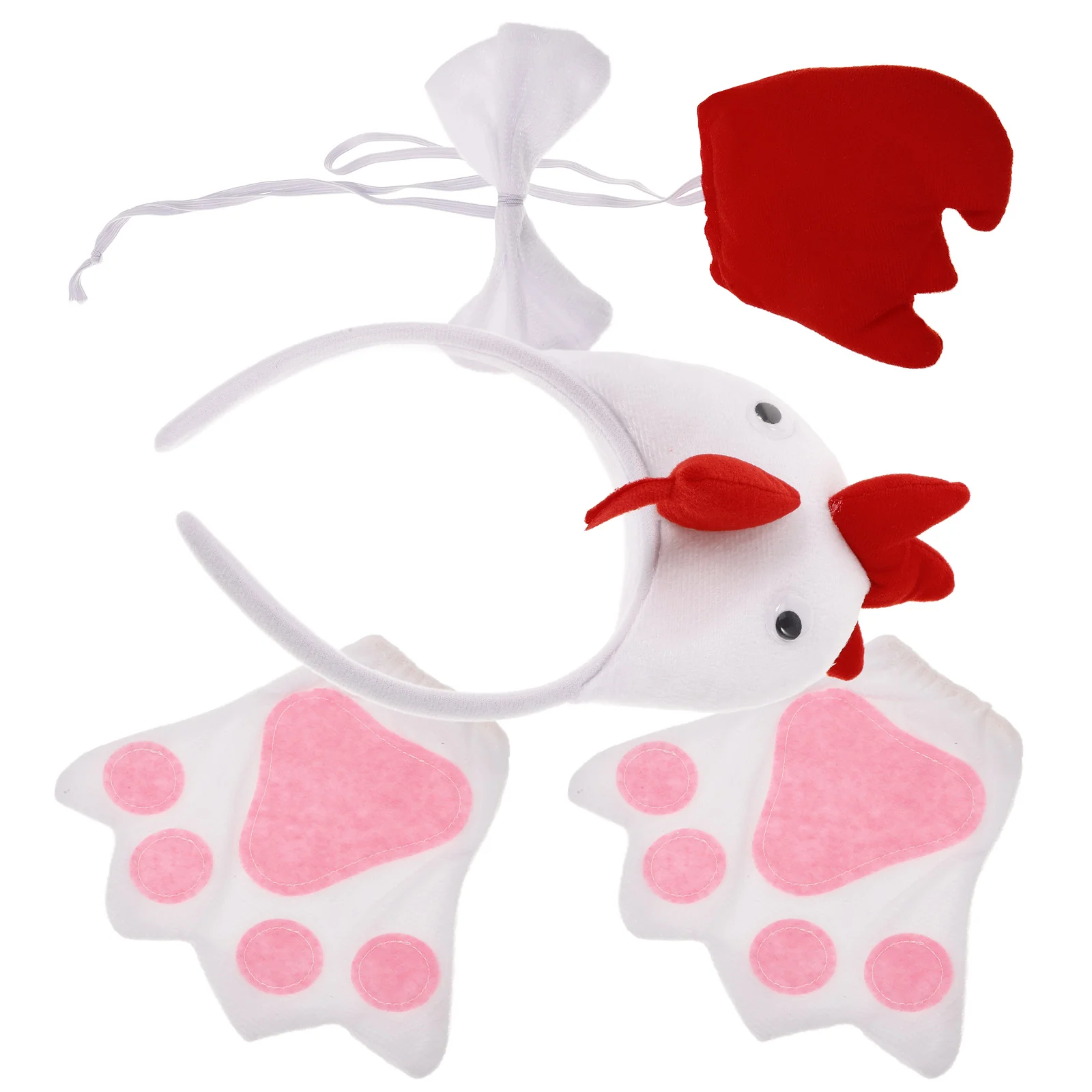 

Animal Headgear Kids Chicken Costume Headb Adult Outfit Hairb Decor Accessories Party Festivals Christmas Photos Props Chick