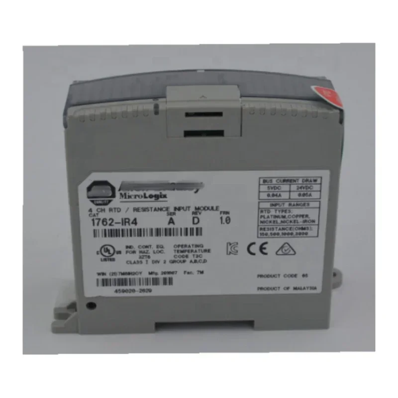 

Industrial sealed PLC module, 4-channel RTD resistor, input relay type, 1762-IR4, new Hot sales