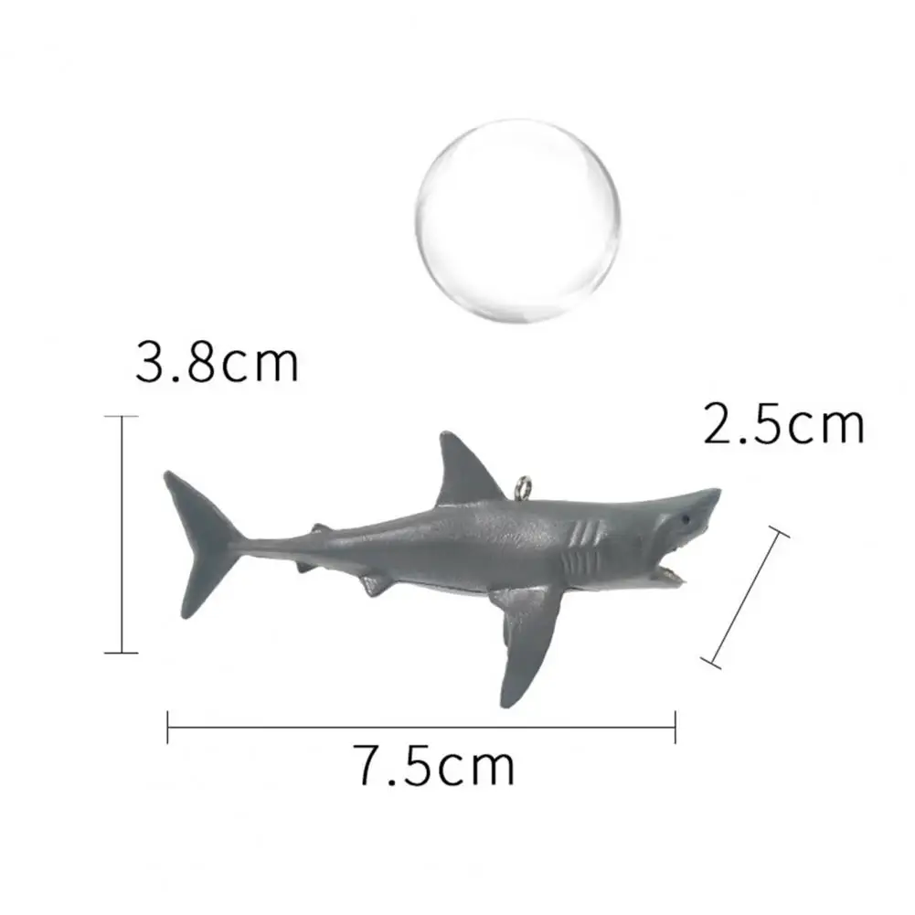 Fish Tank Cartoon Decoration Novel Fish Tank Decor Mini Shark Floating Whale Figurines Realistic Aquarium Ornaments Vibrant