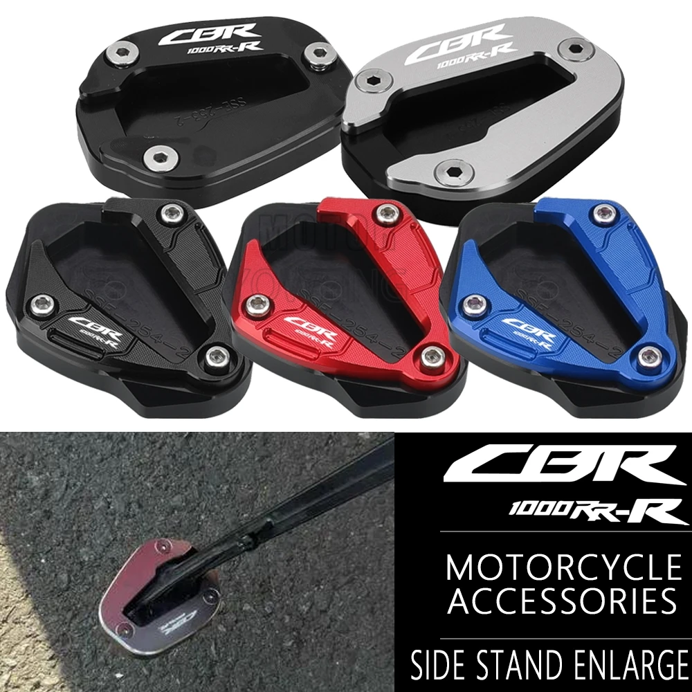 Für Honda CBR1000 RR-R CBR1000RR-R SP Fireblade 2020-2024 2025 2026 Seitenständer-Vergrößerungspad Seitenständer-Verlängerungsplatte CBR1000RRR