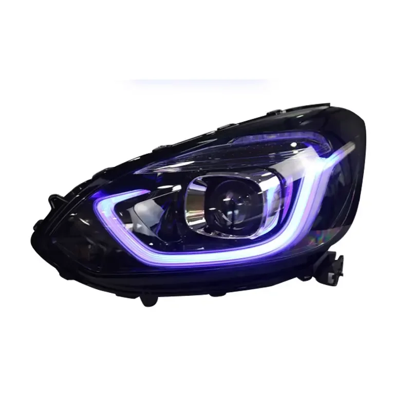 Car Front Headlight For Honda Jazz Fit LED Headlight 2020-2024 Headlights GR9 DRL Turn Signal High Beam Angel Eye Projector Lens