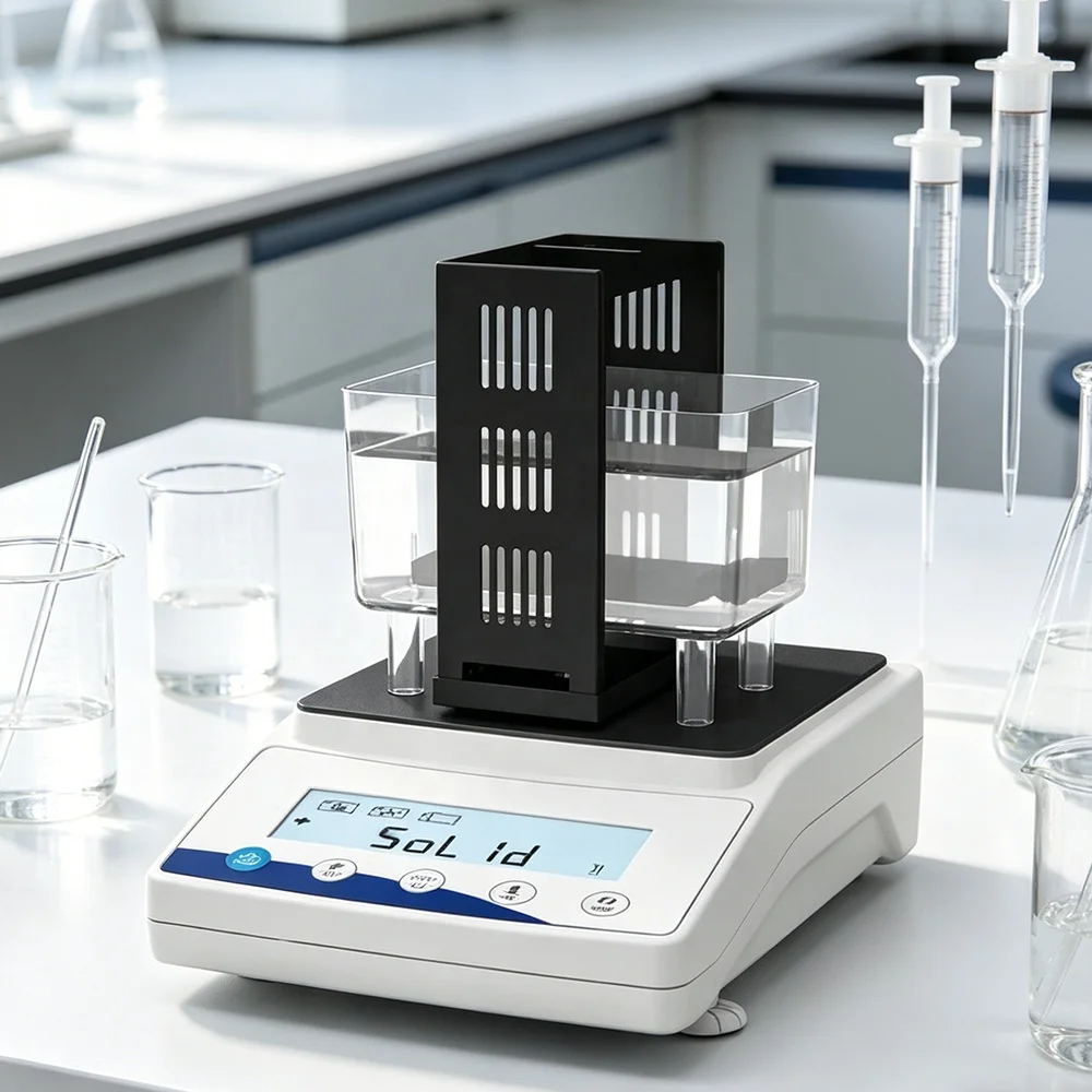 Manufacturer Laboratory High Precision Electronic Density Meter Solid Gold Density Meter Powder Liquid Density Meter Jewelry Lab