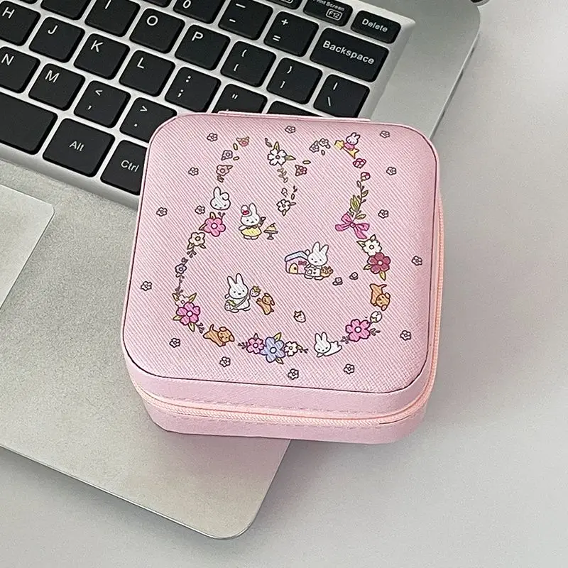 Kawaii Miffy Portable Jewelry Box Organizer