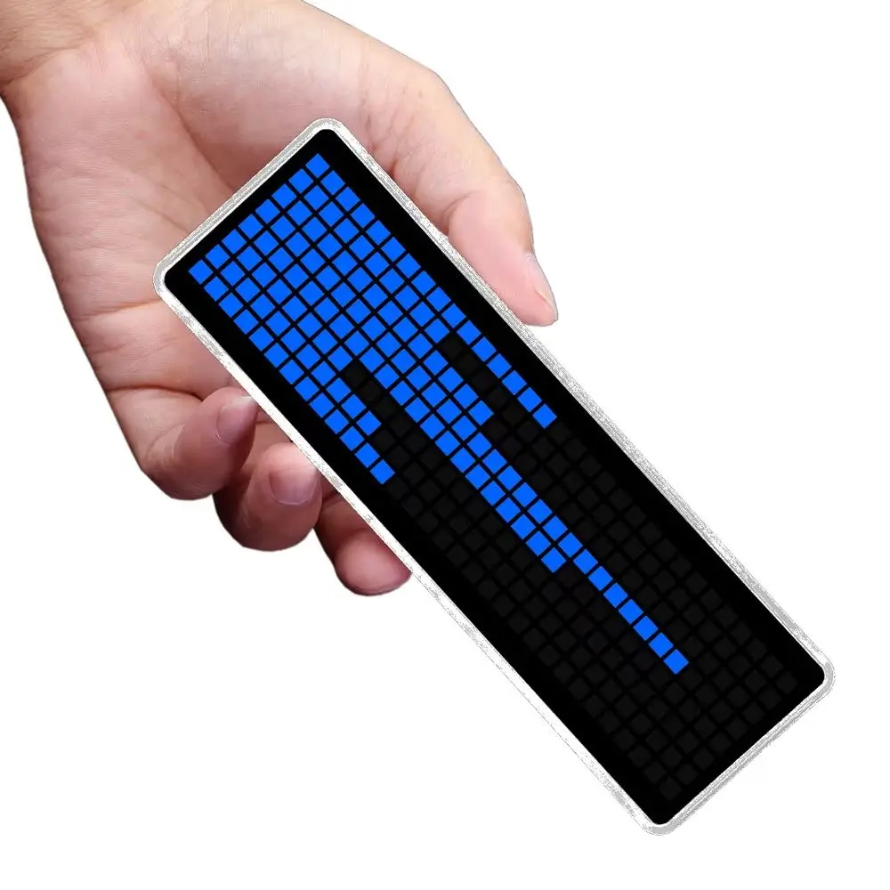 DIY Kit Electronics LED Music Spectrum Sound Pickup Ambient Light with Clock Display 256 Lamp Beads Multi Mode DIY Soldering Kit
