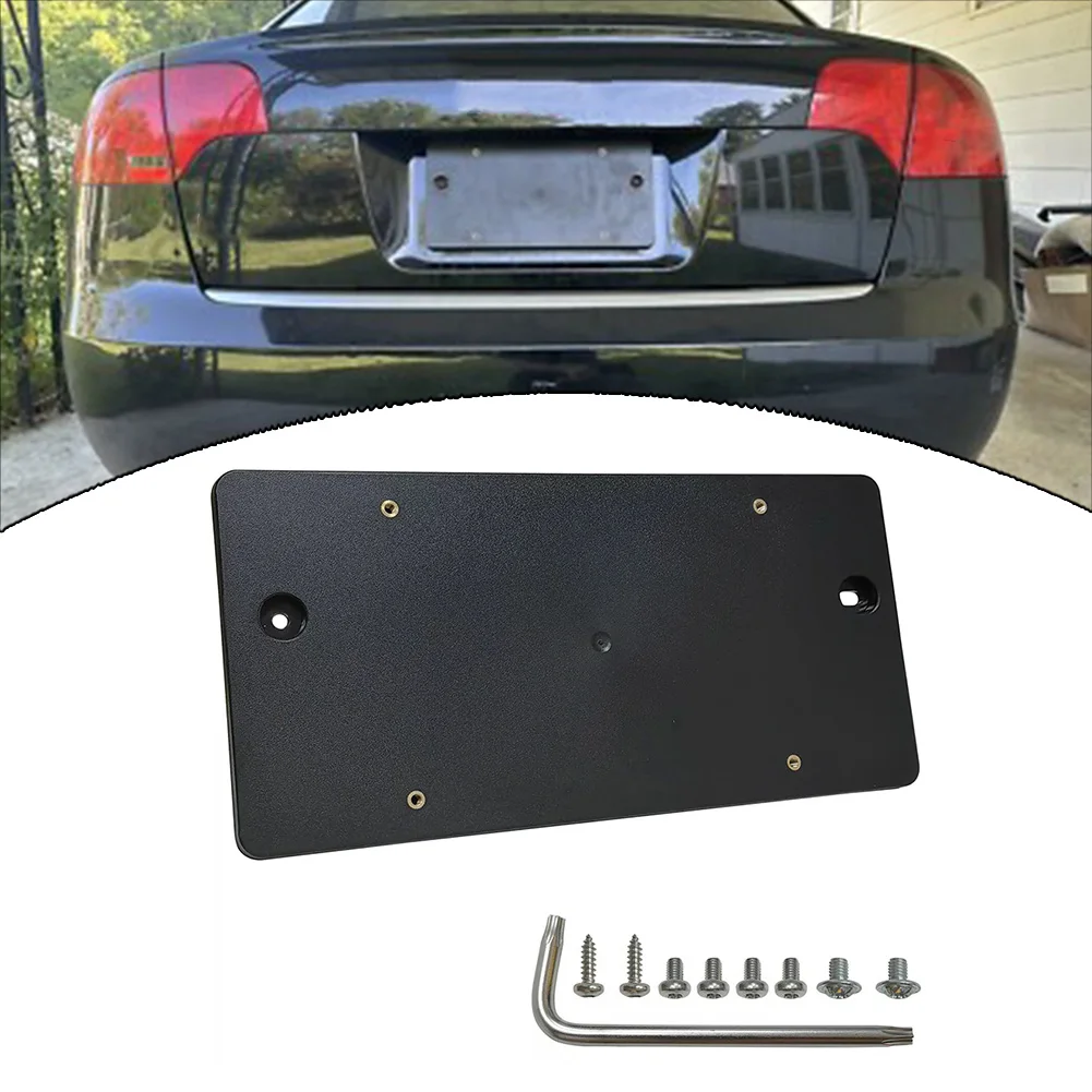 Vehicle Number Plate Fix Car Tag Holder Bracket High Strength ABS Material Pre-drilled Mounting Holes Lightweight Construction