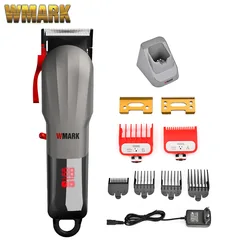 2021 WMARK NG-115 New Rechargeable Hair Clipper Cord & cordless Hair Trimmer  Hair Cutting machine With LED Battery Display