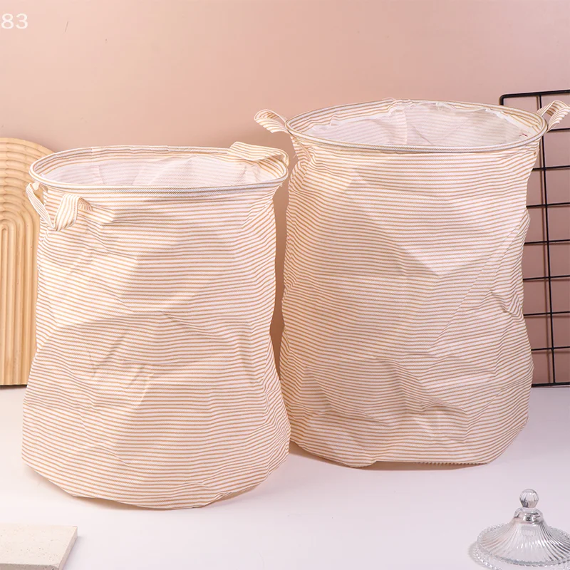 

Foldable Laundry Basket Large Capacity Dirty Clothes Storage Bag Non-Woven Fabrics Household Sundries Children Toys Organizers