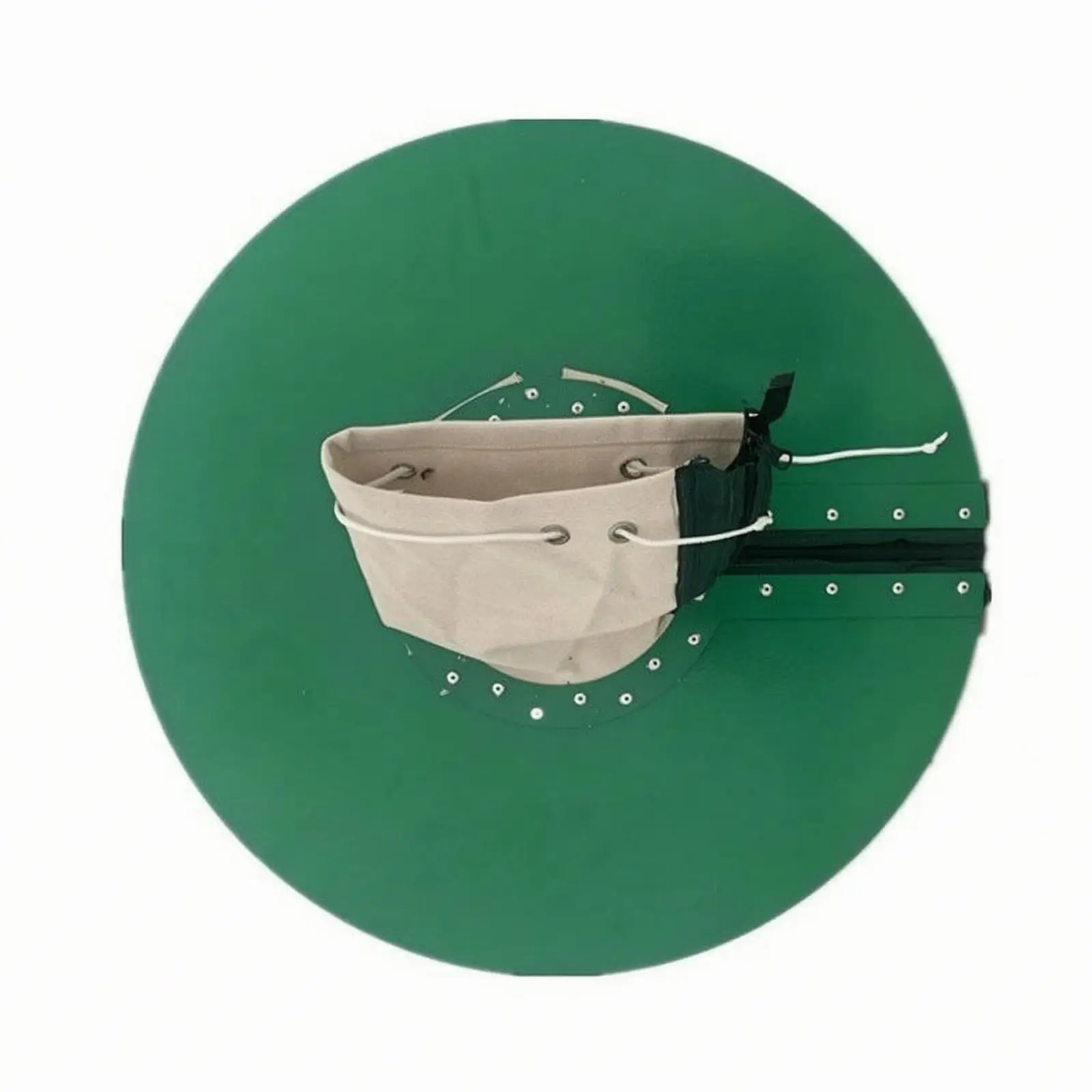 Marine Rodent Barrier with Textile Aluminum Plate, Shipboard Anti-Rat Barrier with Mounting Bracket, Space-Saving Round Design,