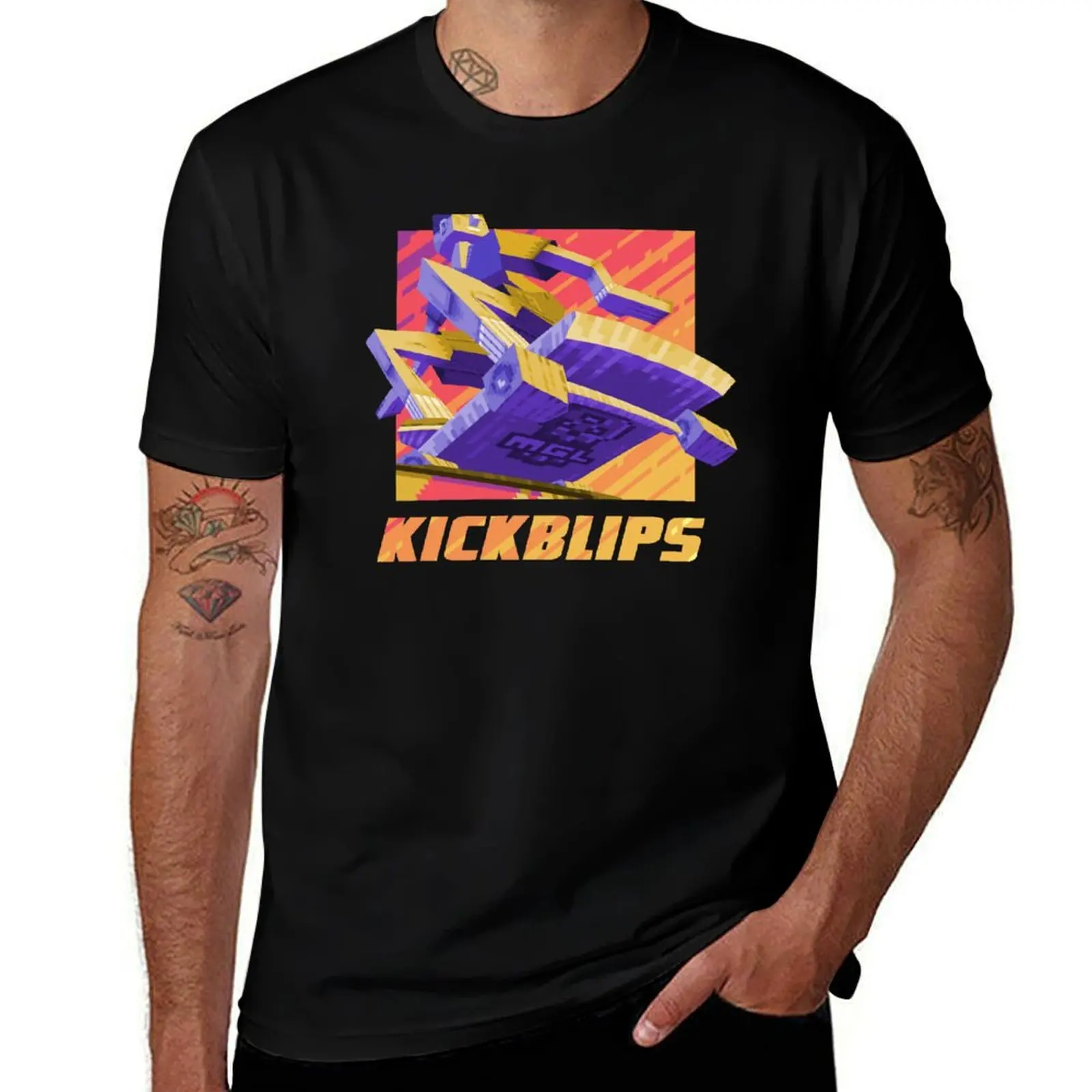 Kickblips Pro Skater T-Shirt hippie clothes vintage anime shirt new edition essential t shirt t shirts men