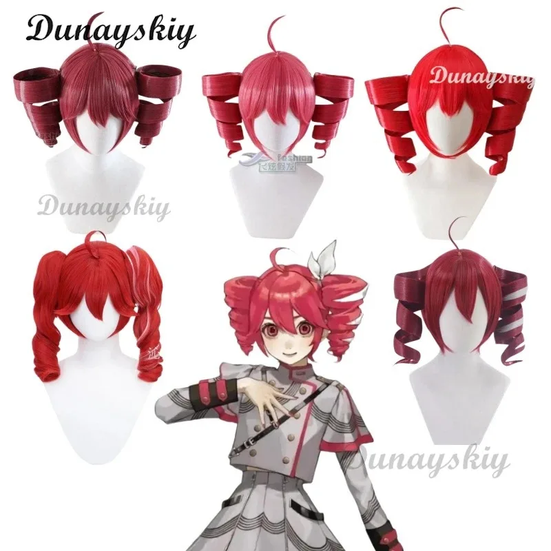

Anime Kasane Teto Wig Cosplay Women Cute Red Ponytail Wig High Heat Resistant Hair Teto Wig Free Wig Cap Long Curly Hair