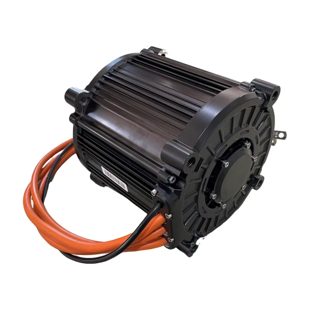 QS Motor QS180 8000W Peak 24kw PMSM Mid-Drive Motor for E-Bike Electric Bicycle Conversion Kit High Power Density And Efficiency
