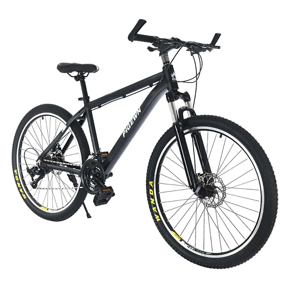 26 Inches Mountain Bicycle Variable Speed Bike Super Lightweight Aluminum Alloy Frame Front And Rear Double Disc Brakes