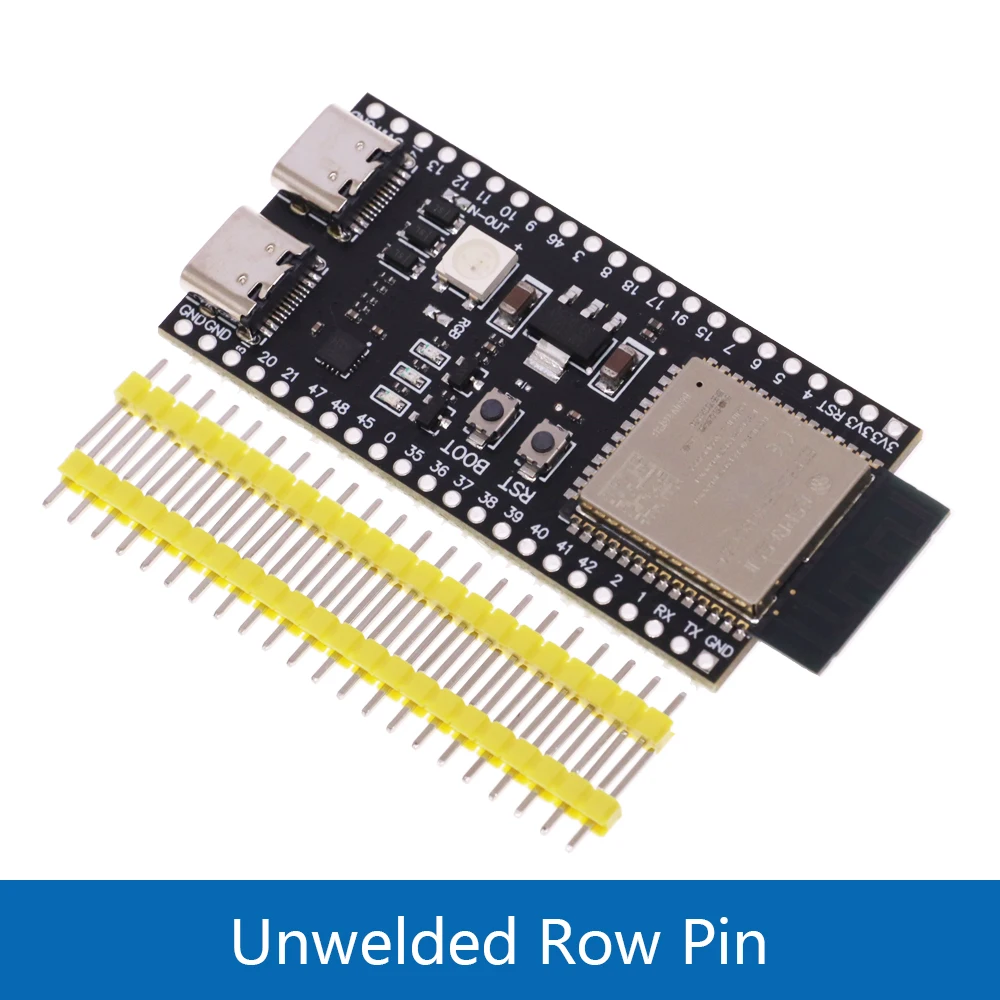 ESP32 N8R2 WiFi+Bluetooth Internet Of Things Dual Type-C Development Board Core Board ESP32-S3-DevKit C N16R8 For Arduino