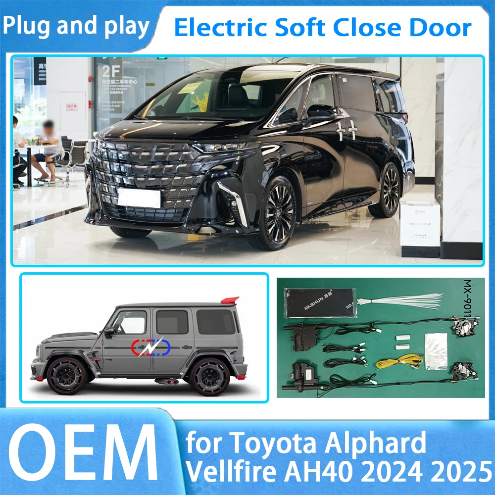 

for Toyota Alphard Vellfire AH40 2024 2025 OEM Car Soft Close Door System Automatic Electric Auto Pull Power Latch Power Closing