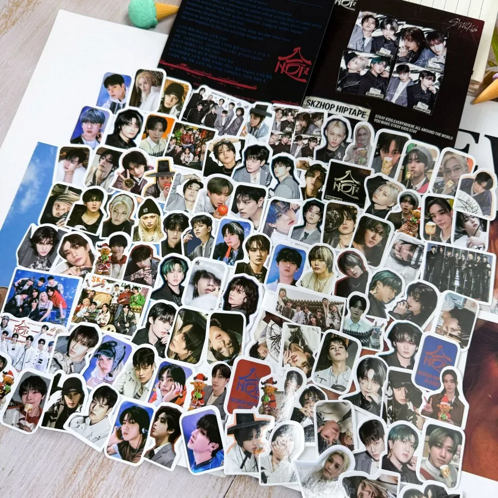 99 قطعة Straykids تفعل ذلك KPOP مجموعة موسيقى البوب ألبوم جديد سكوتر كمبيوتر محمول باد كوب ماء الديكور ستار الكتابة على الجدران ملصقات هدية #2