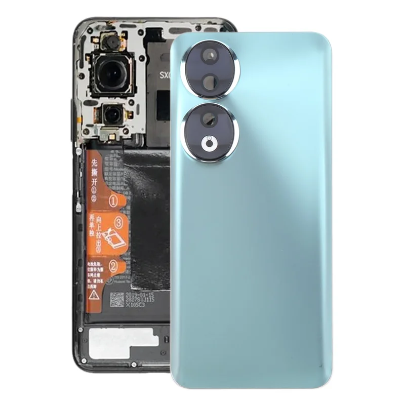 For Honor 90 Battery Back Cover with Camera Lens Green