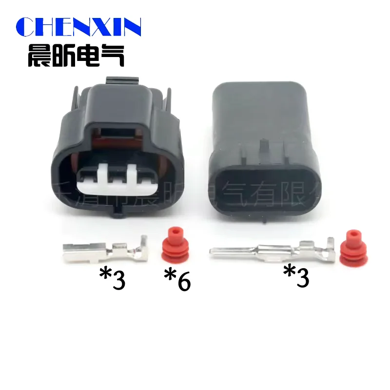 90980-10845 6189-6916 6189-0099 3 Pin Automotive Connectors Air conditioning pressure Wire harness Plug