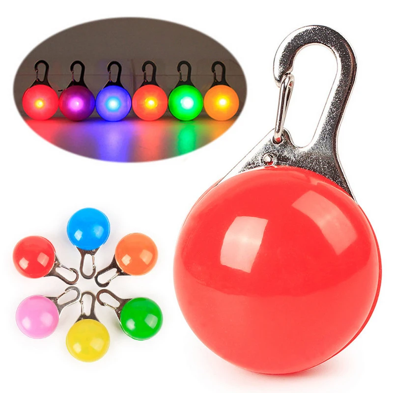 Led  Luminous Dog Cat Collar Glowing Pendant Pet Leads Glow Accessories Night Safety Decoration Bright Necklace Luminous Collar