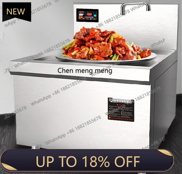 

New arrive Large Pot Stove High Power Stir-fry Stove for Canteen Restaurant Electric Stir-fry Stove Catering Induction Cooker