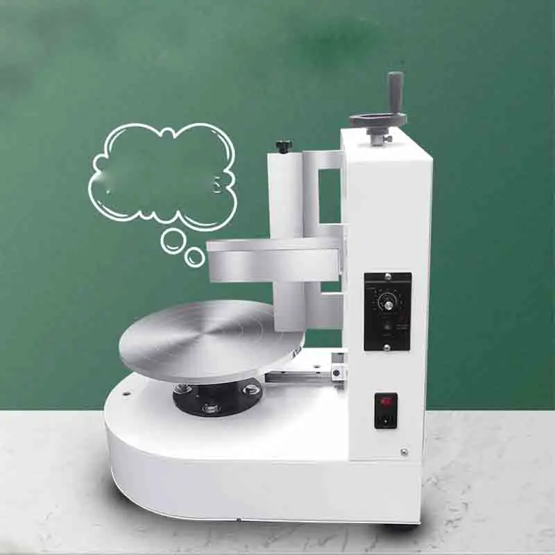 Shop Birthday Cake Smearing Machine Plastering Machine Automatic Smearing Machine Lazy Baking Equipment Smearing Cream pneumatic lifting table stand simple automatic sofa bedside movable lazy person desk solid wood rostra table