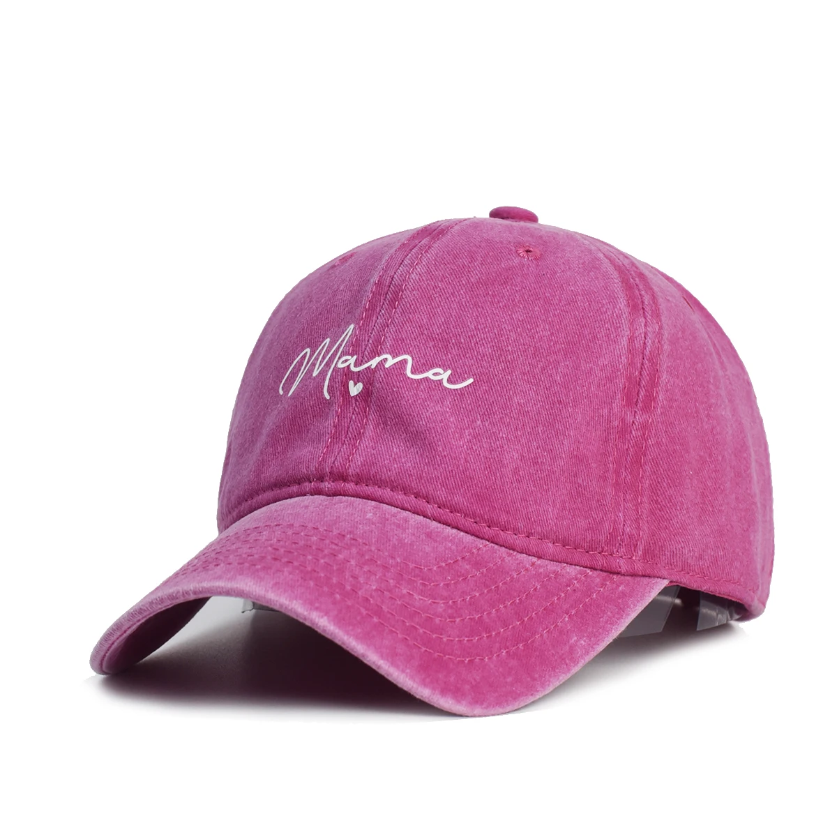 Bonés de beisebol de algodão lavado para homens e mulheres, chapéu bordado carta mãe vintage, snapback unissex ajustável, chapéus hip hop, primavera